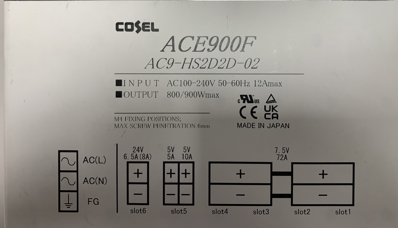 COSEL ACE900F HS2D2D-02